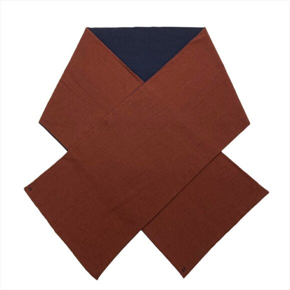 HERMES Red Scarf - Picture 2 of 5